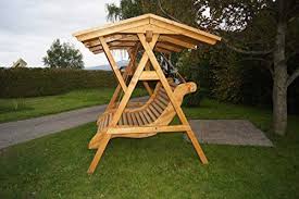 Maybe you would like to learn more about one of these? Deko Vertrieb Bayern Xxx Premium Hollywood Swing Solid Wood Garden Furniture Garden Swing With Roof Including Freight Amazon De Garden