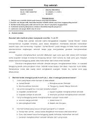 Kunci jawaban soal ulangan akhir semester 1. Soal Mid Semester 1 Bahasa Indonesia Kelas 6 Sd
