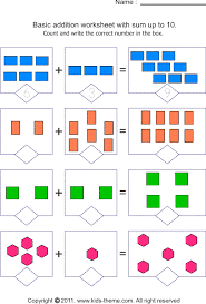 pictures addition worksheets