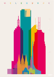 Shapes Of Melbourne Prints By Yoni Alter Melbourne Art Graphic Art Art Prints