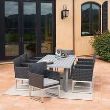 Soho 9 Piece Dining Set By Sirio Patio Patio Dining Set Patio Table Set