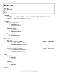 Resume Examples Little Work Experience Resume Templates Student Resume Template Student Resume Job Resume Examples