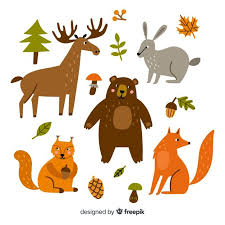 Download Flat Design Of Cute Animal Collection For Free In 2020 Cute Doodles Drawings Cute Animal Illustration Cute Animals