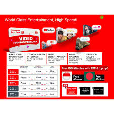 Hotlink has two types of prepaid plans. Hotlink Prepaid Video Shopee Malaysia