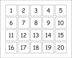 10 best printable number flash cards 1 20 printablee com
