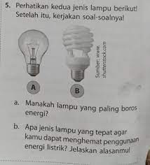 Apa Jenis Lampu Yang Tepat Agar Kamu Dapat Menghemat Penggunaan Energi Listrik Jelaskan Brainly Co Id