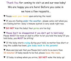 New Baby Visitor Rules 1st Pregnancy Forums What To Expect