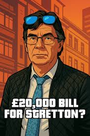 Stretton residents face having to help cover a £20,000 bill for a new  election after Barry Martin announced that he is thinking of resigning,  less than a month into the job. The