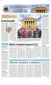 Mai adásunkban a kedves nagymama karakterére instruált tisztifőorvos, müller cecília, és az egészségügyi államtitkár, horváth. Egyhazmegyei Hirek By Ferenc Balogh Issuu
