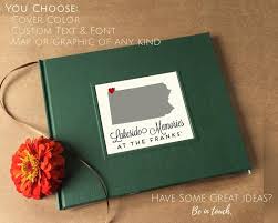 Free Shipping Custom Vacation Home Guest Book State Map On Cover Gift For New Home Family Cabi New Home Gifts New Homeowner Gift Vacation Home