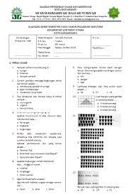 Soalnya lengkap dan bisa untuk referensi anak mengerjakan latihan terutama mempersiapkan uts ganjil. Soal Uas Tematik Kelas 1 Tema 6 Tp 2015 2016