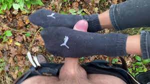 DIRTY Surprise SOCKJOB while Hiking. Naughty Teen 😈 - Puma Socks  (outdoors, in Public) - Pornhub.com