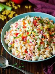 Serve These Flavorful Summer Salads At Your Next Outdoor Party Classic Macaroni Salad Cold Pasta Salad Recipes Summer Salad Recipes