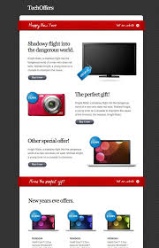 Tech Offers Html Newsletter By Themefuse Email Template Design Email Design Inspiration Newsletter Inspiration