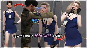 Boy Body Swap With A Pretty Officer Girl 👮‍♀️[ Boy To Girl ] |  Sims4Stories - YouTube