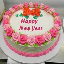 Home New Year Gifts Yummy Strawberry Cake New Year S Cake Cake Online Unique Gifts For Boyfriend