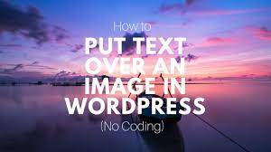 If your theme doesn't display the caption by default, you can keep reading for some other ways to add text over featured images in wordpress. How To Put Text Over An Image In Wordpress No Coding Youtube