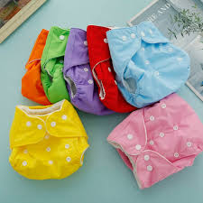 7Pcs Baby Cloth Nappies Reusable Pocket Nappy Washable Adjustable Cloth  Diapers Super Absorbent Cloth Nappies Multi-Color Comfortable Cloth Diapers  ...