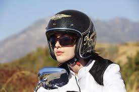 Tantalus Retro 3 4 Helmet Helmet Cafe Racer Girl Biker Girl