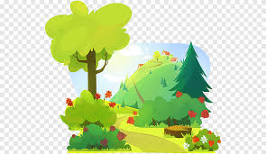  Ilustrasi Gunung Dan Pepohonan Hijau Ilustrasi Gambar Hutan Kartun Hutan Kartun Karakter Kartun Grafis Komputer 3d Png Pngegg