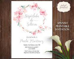 Sakura Despedida De Soltera Invitacion Spanish Bridal Shower Etsy In 2021 Free Baby Shower Invitations Printable Baby Shower Invitations Bridal Shower Invitations