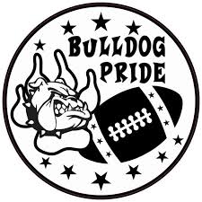 Black And White Bulldog Logo 5in X 5in Bulldog Pride Sticker Stickertalk Pride Stickers Bulldog Graduation Cakes