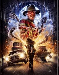 Wes Craven´s New Nightmare (1994 ) Poster version of the last back panel  artwork for the upcoming custom boxset later this year.  #nightmareonelmstreet #freddykrueger #slasher #horror #90s #classic #80s  #movies #peliculas #terror #