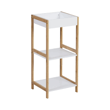 Manch einer möchte den bambus auch im wohnzimmer, schlafzimmer, kinderzimmer oder im büro als gestalterisches element verwenden. Axentia Bambus Regal Mit 3 Boden Aus Mdf 30 X 65 X 28 5 Cm Aufbewahrungsregal
