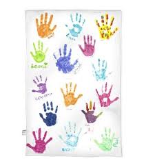 Quasten basteln wickeln sie die wolle ungefähr 15 mal um die hand, binden sie den strang zwischen dem kleinen und dem ringfinger mit. Kreative Ideen Mit Hand Und Fussabdrucken Von Babys Und Kindern Blog