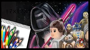 Find out how to draw young anakin on this page. Drawing Star Wars The Lego Force Awakens Youtube