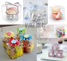 25 Pack Of 3 X 3 X 3 Clear Boxes Wedding Favor Boxes Gift Box See Through Cupcake Box Candy Box Clear Acrylic Plastic Box 3x3x3 Box Wedding Favor Gift Boxes Wedding