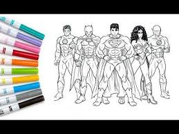 Take your imagination to a new realistic level! Coloring All Superheroes Coloring Pages Superman Flash Batman Green Wonder Woman Justice League Book Youtube
