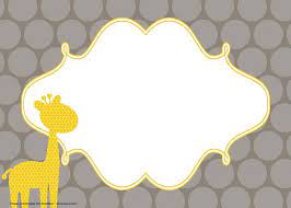 Free Giraffe Birthday And Baby Shower Invitation Templates Giraffe Baby Shower Invitations Baby Shower Giraffe Baby Shower Invitations