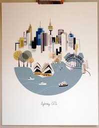 Sydney Au Etsy In 2021 City Prints Art Sydney City