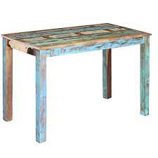 Amazing wood + master craftsman = fine furniture. Vidaxl Dining Table Solid Reclaimed Wood Dining Room Kitchen Home Furniture Buy Online In Andorra At Andorra Desertcart Com Productid 58680041