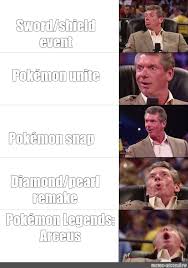 The latest moba edition received hatred and trolls from everyone. Somics Meme Sword Shield Event Pokemon Unite Pokemon Snap Diamond Pearl Remake Pokemon Legends Arceus Comics Meme Arsenal Com