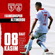Samsunspor ve altınordu, tff 1. Samsunspor Yilport Samsunspor Altinordu Fk 08 Kasim Pazar 16 00 Samsun 19 Mayis Stadi Trt Spor Bein Sports Max 1 Samvaor Sahlanissezonu Facebook