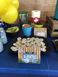 Fortnite Birthday Fortnite Party Food Fortnite Favors Birthday Party Planning Boy Birthday Parties 10th Birthday Parties