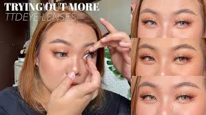 trying out MORE ttdeye lenses