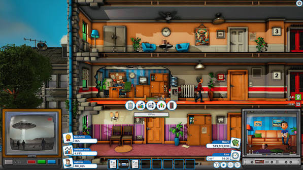Save 20% on Mad Television Tycoon on Steam