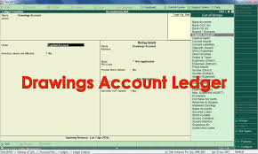 How To Create Drawings Account Ledger In Tally Erp 9 Accounting Capital Account Create Drawing