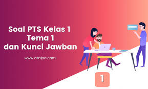 Soal Pts Kelas 1 Tema 1 Dan Kunci Jawaban Osnipa