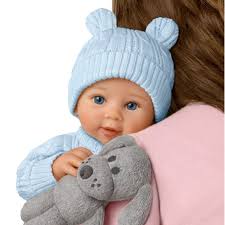 Reborn Lifelike So Truly Real Baby Boy Doll And Plush Dog Pal Set: 'Aiden,  My Snuggle Pup' So Truly Real® Baby Doll and Plush Dog Set