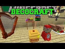 Minecraft Decocraft Mod Epic House Decorations Furniture More Mod Showcase Casas Minecraft Moveis Minecraft Ideias De Minecraft