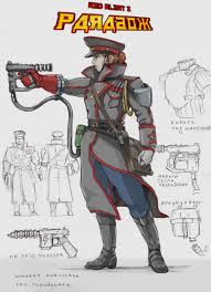 Commissar With Tesla Pistol Vasily Khazykov Dieselpunk War Art Soviet Red Army