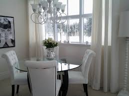 Dining Room Round Table Glass Top White Chairs Glass Dining Room Table Dining Room Small Modern Dining Room