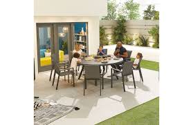 There are tables that are ideal for outdoor dining for example and other tables which are perfect for grassy areas, with sturdy wooden constructions that. Roma 8 Seat Round Dining Set