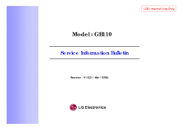 LG GB110 GLOBAL REV1.0 Service Manual ...