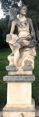 Unknown - Set of Extraordinary Italian Stone Statues Representing ...