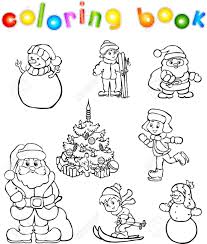 Colorear el tiempo de navidad! Navidad Y Ano Nuevo Libro Para Colorear Juego Ilustracion Para Los Ninos Fotos Retratos Imagenes Y Fotografia De Archivo Libres De Derecho Image 42567879